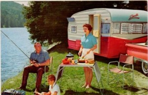 camping - classic car