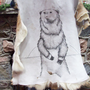 Native Art Deer Hide