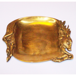 Brass Deer Tray