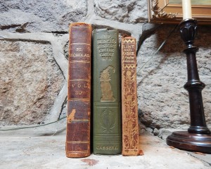 leather books