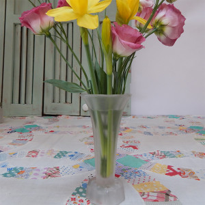 Small Satin Glass Vase