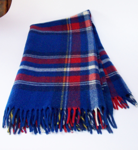 Plaid Wool Throw