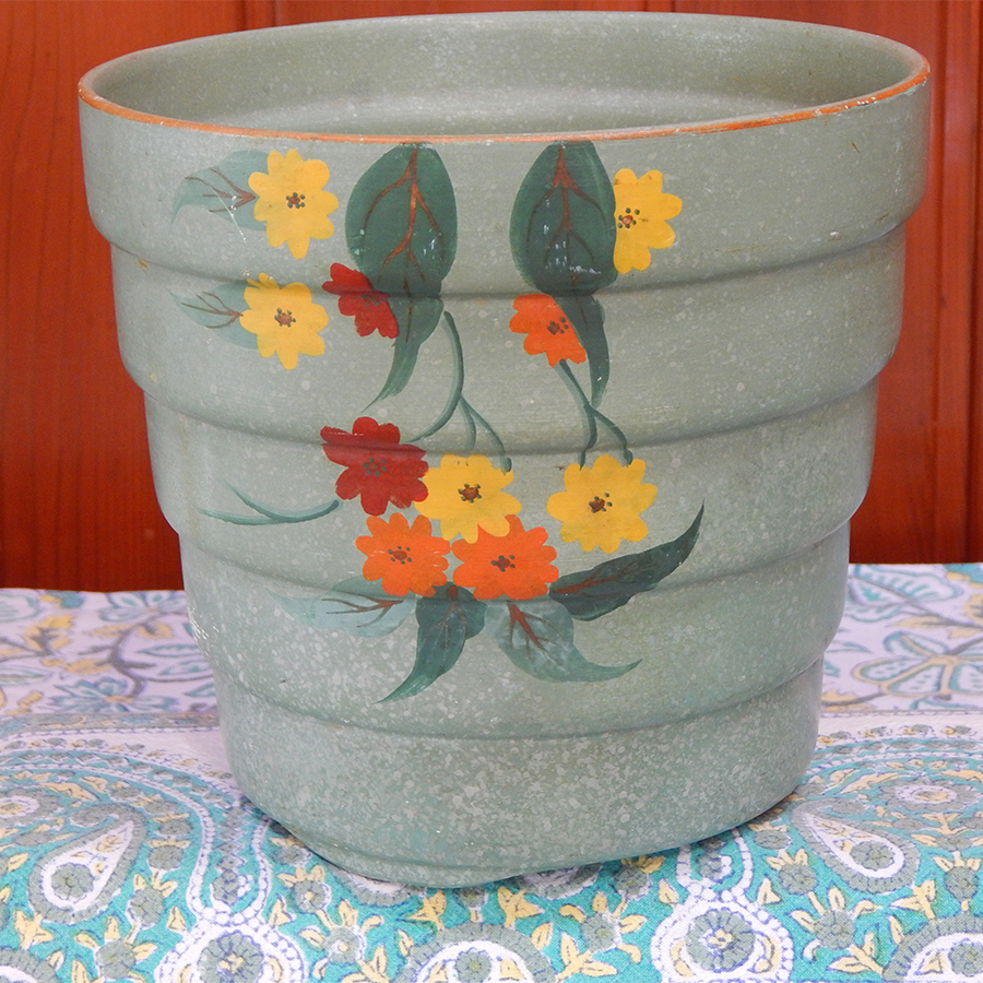 Hand Painted Flower Pot